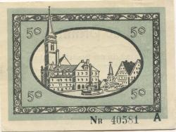 Schwabach - Stadt - 15.12.1918 - 50 Pfennig
