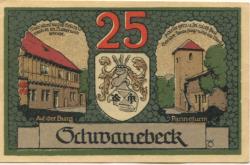 Schwanebeck - Stadt - 1.4.1921 - 25 Pfennig