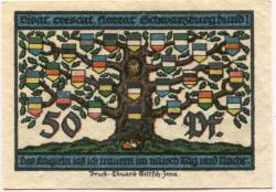 Schwarzburg - Gemeinde - 1.3.1922 - 31.8.1922 - 50 Pfennig