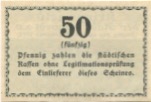 Schwedt - Stadt - - 31.12.1920 - 50 Pfennig 