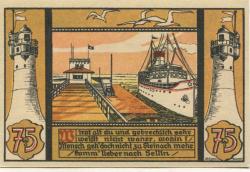Sellin - Gemeinde - - 1.3.1922 - 75 Pfennig