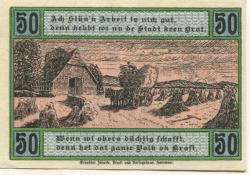 Selsingen - Gemeinde - 1.8.1920 - 1.1.1923 - 50 Pfennig