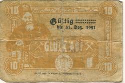 Senftenberg - Stadt - 24.6.1920 - 31.12.1921 - 10 Pfennig
