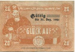 Senftenberg - Stadt - 24.6.1920 - 31.12.1921 - 20 Pfennig