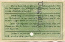 Sennelager (heute: Paderborn) - Kriegsgefangenenlager - 20.10.1916 - 1 Mark