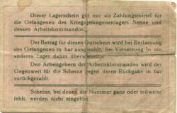 Sennelager (heute: Paderborn) - Kriegsgefangenenlager - 1.4.1917 - 1 Mark