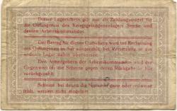 Sennelager (heute: Paderborn) - Kriegsgefangenenlager - 1.4.1917 - 2 Mark