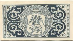 Siegburg - Stadt - 20.3.1921 - 10 Pfennig