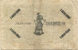 Siegen - Kreis, Stadt, Handelskammer und Berg- und Hüttenmännischer Verein eV - 11.8.1923 - 1 Million Mark