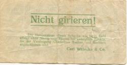 Siegmar (heute: Chemnitz) - Willecke, Carl, & Co. Bankhaus - 20.9.1923 - 20 Millionen Mark