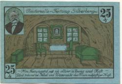 Silberberg (heute: PL-Stoszowice) - Stadt - 1.10.1921 - 25 Pfennig