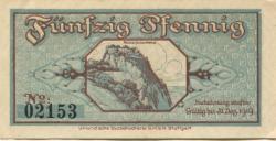 Singen - Stadt - 1.4.1918 - 50 Pfennig