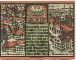 Sömmerda - Stadt - 1.8.1921 - 1 Mark