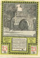 Soldin (heute: PL-Myslibórz) - Stadt - Mai 1921 - 25 Pfennig