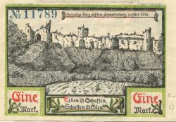 Soldin (heute: PL-Myslibórz) - Stadt - Mai 1921 - 1 Mark