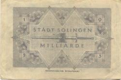 Solingen - Stadt - 15.10.1923 - 1.4.1924 - 1 Milliarde Mark