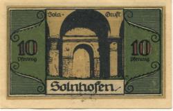 Solnhofen - Gemeinde - 1.7.1921 - 10 Pfennig