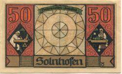 Solnhofen - Gemeinde - 1.7.1921 - 50 Pfennig