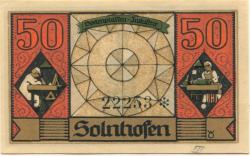 Solnhofen - Gemeinde - 1.7.1921 - 50 Pfennig