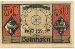 Solnhofen - Gemeinde - 1.7.1921 - 50 Pfennig