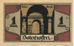 Solnhofen - Gemeinde - 1.7.1921 - 1 Mark