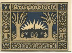 Soltau - Spar- Darlehns-Verein eGmbH - 1.1.1921 - Ende 1922 - 50 Pfennig