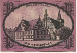 Sommerfeld (heute: PL-Lubsko) - Stadt - 1.4.1920 - 10 Pfennig