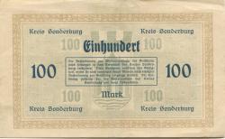 Sonderburg (heute: DK-Sønderborg) - Kreis - 27.12.1918 - 100 Mark 