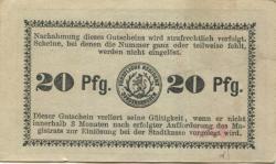 Sondershausen - Stadt - 1.10.1918 - 20 Pfennig
