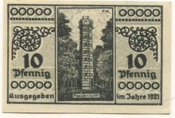 Sondershausen - Stadt - 1921 - 10 Pfennig