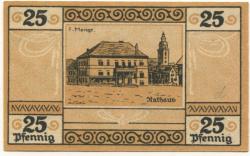 Sondershausen - Stadt - 1921 - 25 Pfennig