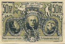 Sondershausen - Stadt - Pfingsten 1921 - 50 Pfennig