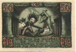 Sonneberg - Stadt - - 1.7.1922 - 50 Pfennig
