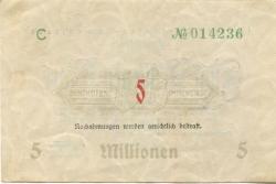 Sonthofen und Immenstadt - Bezirk - 15.9.1923 - ab 15.11.1923 - 5 Millionen Mark