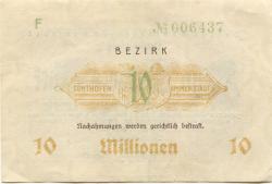 Sonthofen und Immenstadt - Bezirk - 15.9.1923 - ab 15.11.1923 - 10 Millionen Mark