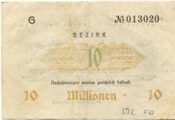 Sonthofen und Immenstadt - Bezirk - 15.9.1923 - ab 15.11.1923 - 10 Millionen Mark