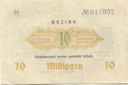 Sonthofen und Immenstadt - Bezirk - 15.9.1923 - ab 15.11.1923 - 10 Millionen Mark
