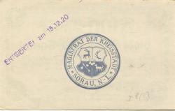 Sorau (heute: PL-Zary) - Stadt - 1918 - 1.2.1919 - 5 Mark 