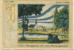 Speicher - Eifelverein eV, Ortsgruppe Speicher - 1.9.1921 - 50 Pfennig