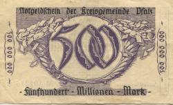 Speyer - Kreisgemeinde Pfalz - 1.10.1923 - 1.4.1924 - 500 Millionen Mark
