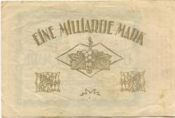 Speyer - Kreisgemeinde Pfalz - 1.10.1923 - 1.4.1924 - 1 Milliarde Mark