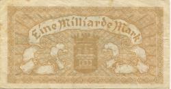 Speyer - Stadt - 21.10.1923 - 1 Milliarde Mark