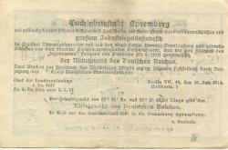 Spremberg - Stadtbank - 25.9.1923 - 5 Millionen Mark