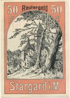 Stargard (heute: Burg Stargard) - Stadt - - 31.1.1922 - 50 Pfennig