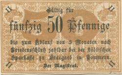 Stargard - Stadt - 15.1.1917 - 50 Pfennig 