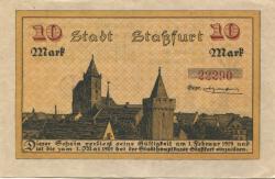 Staßfurt - Stadt - 1.10.1918 - 1.2.1919 - 10 Mark 