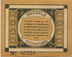 Stedesand - Gemeinde - 10.10.1920 - 30 Pfennig 