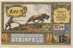 Steinfeld - Gemeinde - - 30.11.1921 - 1 Mark