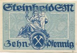 Steinheid (heute: Neuhaus) - Gemeinde - 1920 - 10 Pfennig