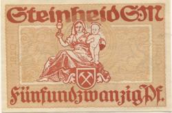 Steinheid (heute: Neuhaus) - Gemeinde - 1920 - 25 Pfennig